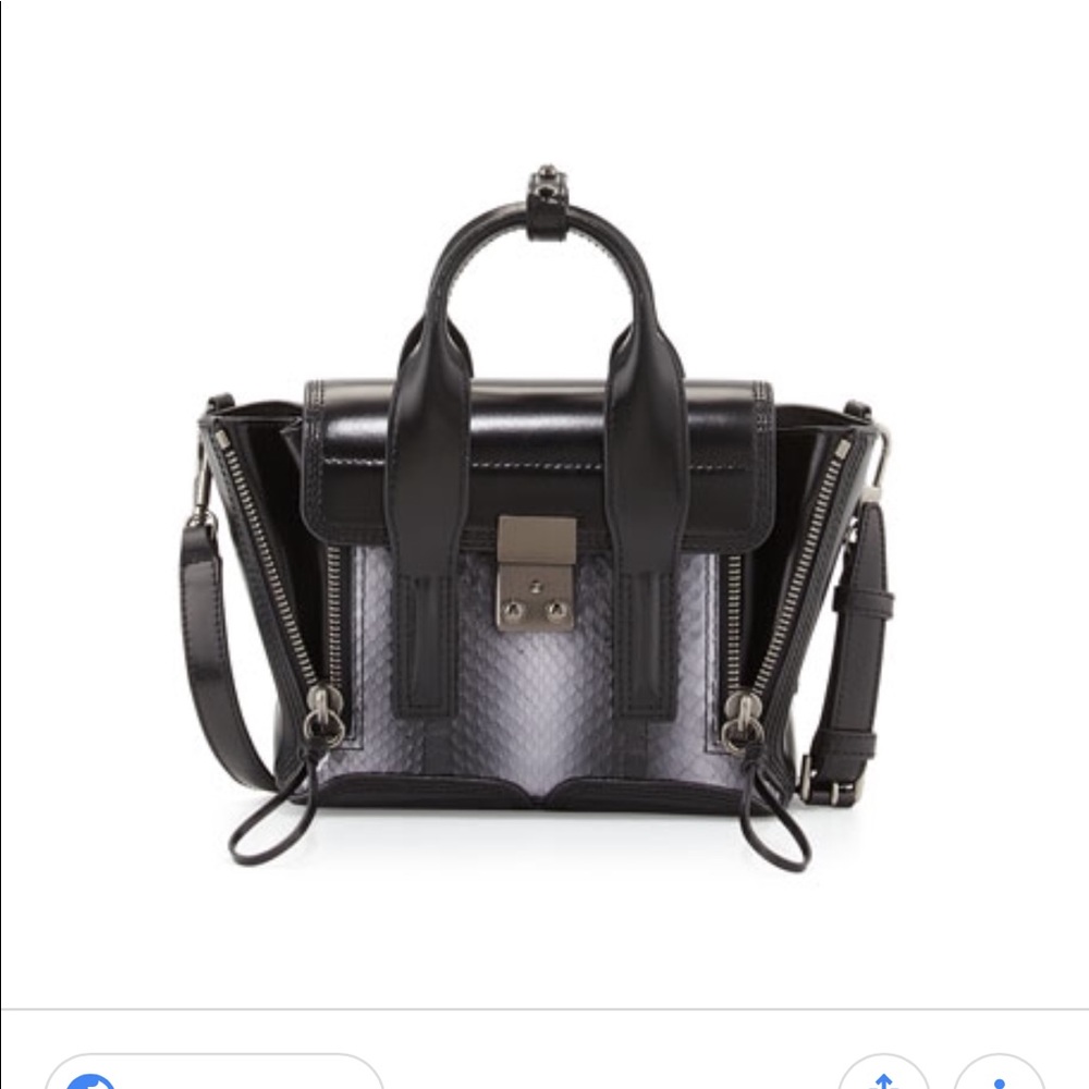 3.1 Philip Lim pashini Mini snakeskin